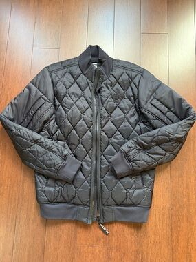 G-Star Black Quilted Bomber Jacket